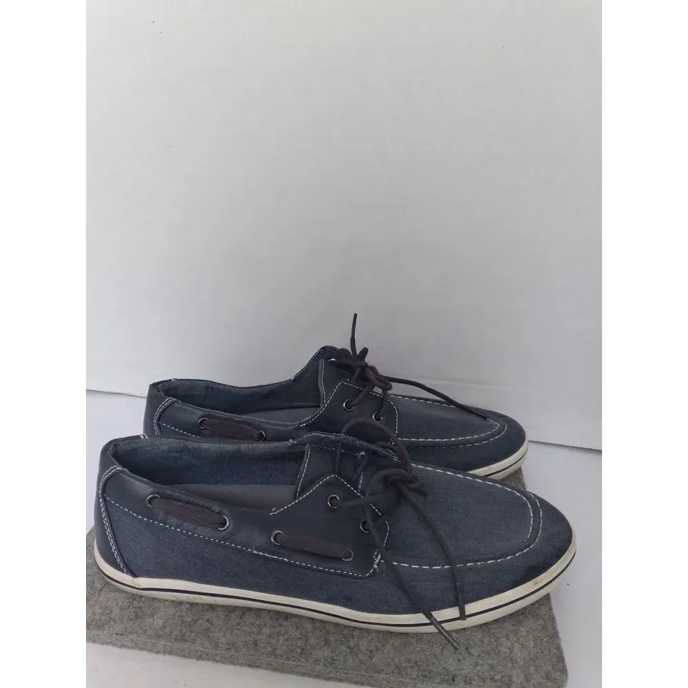 Mossimo Supply Co. Denim Boat Shoes Casual‎ Loafers Comfort Size?